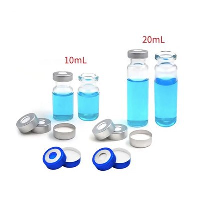 20 ml-es injekciós üveg átlátszó